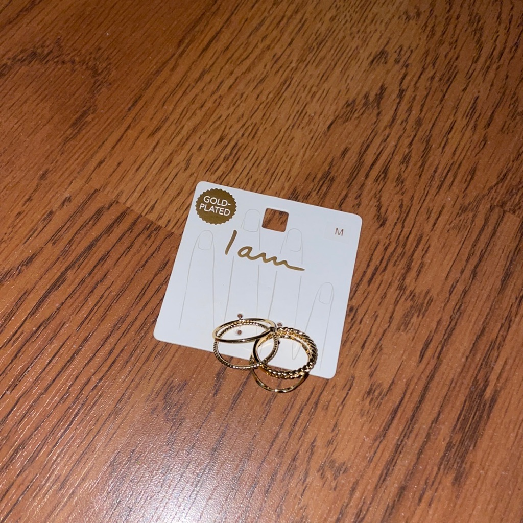 Gold Plated Rings 4 Rings